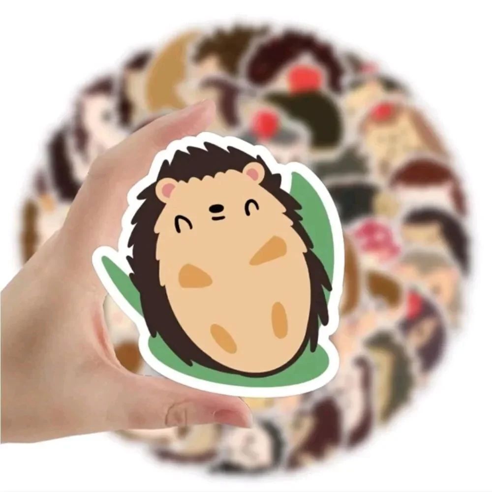 Hedgehog Cute  Stickers - Picture 5 of 6